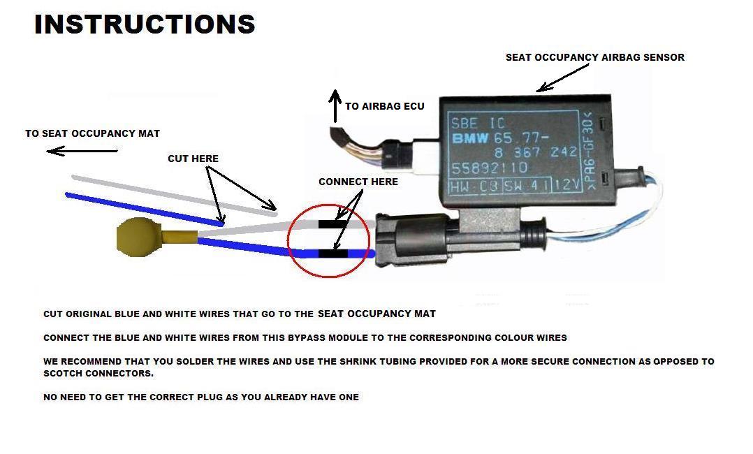 Bmw e39 passenger airbag light #2